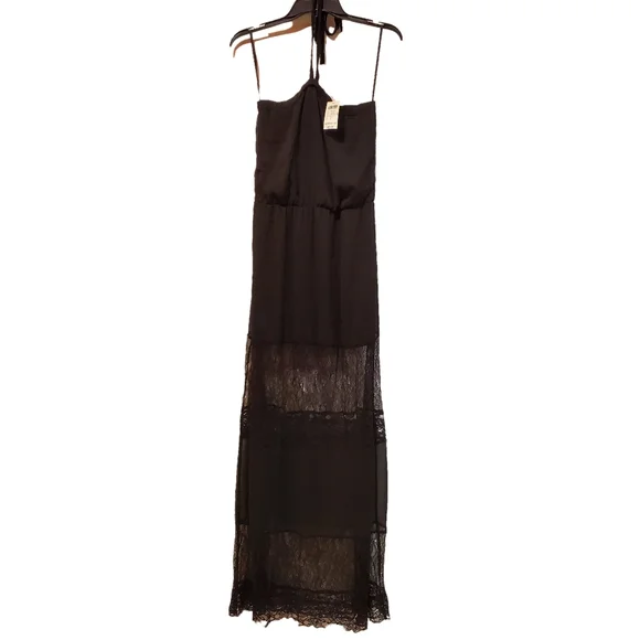 knee length dresses for ladies Chocolate Brown Satin Bandeau Arden Maxi Dress